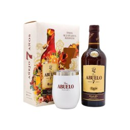 Abuelo 7 éves rum díszdobozban pohárral 0,7L 40%