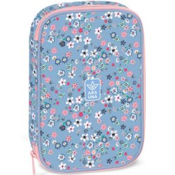 Pearl Blossom Blue virágos többszintes tolltartó - Ars Una