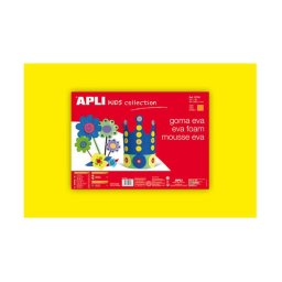 APLI Moosgumi, 400x600 mm, APLI Kids "Eva Sheets", sárga