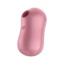 Satisfyer Cotton Candy - léghullámos csikló vibrátor (korall)