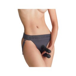 Strap-on-me - szürke alsó felcsatolható dildóhoz, strap on hám (XS-XXL)