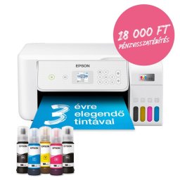 EPSON Tintasugaras nyomtató - EcoTank L3286 (A4, MFP, színes, 5760x1440 DPI, 33 lap/perc, USB/Wifi)