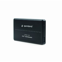 Gembird EE2-U3S-2 2.5" USB3.0-SATA aluminium fekete HDD SSD külső mobilrack (1 év garancia)