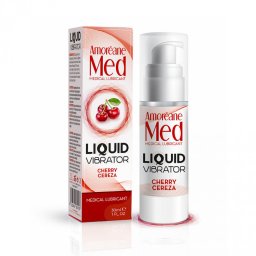 Amoréane - Liquid Vibrator csiklóstimuláló gél hölgyeknek cseresznye illattal (30 ml)
