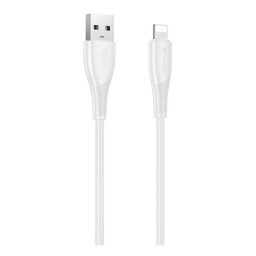 AWEI CL-182L adatkábel (USB - lightning, 2.4A, 100cm) FEHÉR