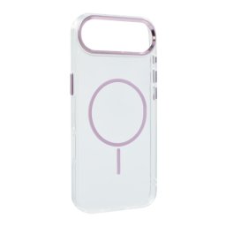 Szilikon telefonvédő (műanyag hátlap, kameravédő, MagSafe, légpárnás sarok) RÓZSASZÍN Apple iPhone Air