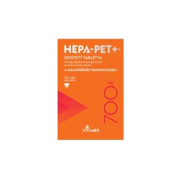 HEPA-PET Plus 700 mg ízesített tabletta a májműködés támogatására kutyáknak 30 darab