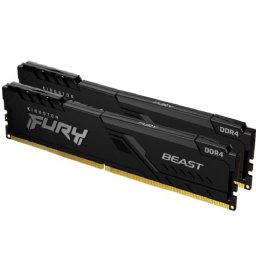 64GB DDR4 memória 3600MHz 2x32GB Kingston FURY Beast Black PN: KF436C18BBK2_64