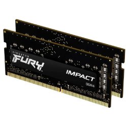 64GB DDR4 notebook memória 3200MHz 2x32GB Kingston FURY Impact PN: KF432S20IBK2_64