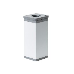 Uni bútorláb 100 mm ezüst
