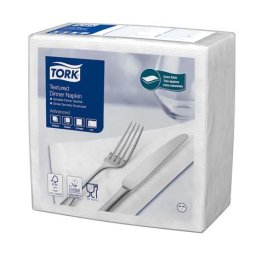 TORK Szalvéta, 1/4 hajtogatott, 2 rétegű, 39,5x39 cm, Advanced, TORK "Texturált Dinner", fehér