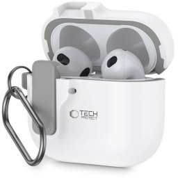 Apple AirPods 4 Tech-Protect Biztonsági Tok - Fehér