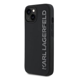 Apple iPhone 15 KARL LAGERFELD KLHCP15SRBKGVCK Hátlap - Fekete