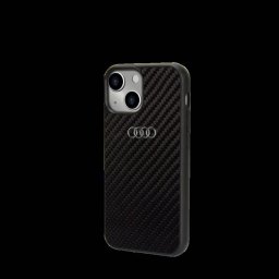 Apple iPhone 13 Mini Audi Liquid Silicon Hátlap - Fekete