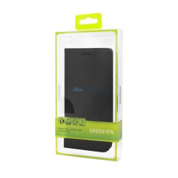 Apple iPhone 12 Pro Max Green On Bőr Könyvtok - Barna