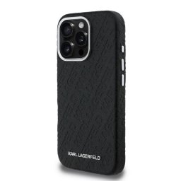 Apple iPhone 16 Pro KARL LAGERFELD KLHMP16LPGKLFOFK Magsafe Hátlap - Fekete