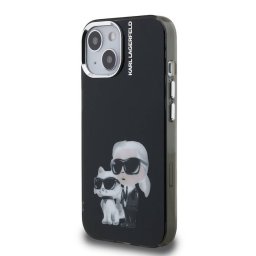 Apple iPhone 15 KARL LAGERFELD KLHMP15SHMKCAQK IML Hátlap - Fekete