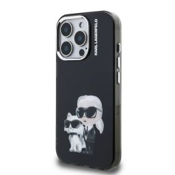 copy of Apple iPhone 15 Pro Max KARL LAGERFELD KLHMP15XHMKCAQK IML Hátlap - Fekete