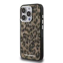 Apple iPhone 15 Pro Max KARL LAGERFELD KLHMP15XHDLEOICW Magsafe IML Hátlap - Barna