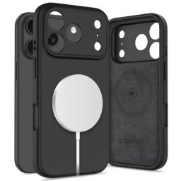 Apple iPhone 17 Pro Tech-Protect Silicon Magsafe Hátlap - Fekete