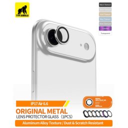 Apple iPhone 17 Air TG Original Metal 3D Kameravédő Üvegfólia - Kaméleon