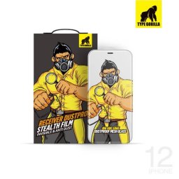 Apple iPhone 17 Air TG ESD Receiver Dustproof 2.5D Full Üvegfólia - Fekete