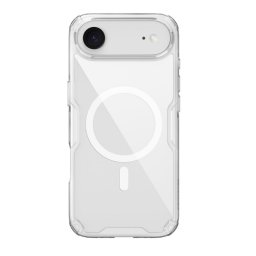 NILLKIN NATURE PRO MAGNETIC műanyag telefonvédő (ütésállóság, légpárnás sarok, MagSafe) ÁTLÁTSZÓ Apple iPhone Air