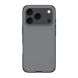 NILLKIN SUPER FROSTED PRO műanyag telefonvédő (ütésállóság, gumírozott, érdes felület) ÁTLÁTSZÓ/FEKETE Apple iPhone 17 Pro