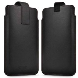 Tech-Protect SM65 Univerzális Kihúzós Bőrtok 6.0-6.9 inch méret - Fekete