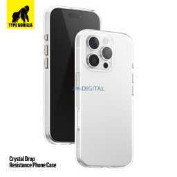 Apple iPhone 17 Air TG Crystal Anti-Drop Hátlap - Átlátszó