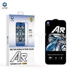 Apple iPhone 13 Pro Max/14 Plus Lito AR SE Anti-Reflective 2.5D Full Üvegfólia - Fekete