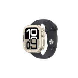 AmazingThing Titan Pro fém tok Apple Watch 11 46mm alumíniumhoz - titán
