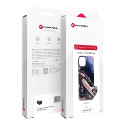 FORCELL F-PROTECT Mirage, katonai csepp-tesztelt tok kompatibilis a MagSafe-hez IPHONE 16 PRO MAX arany szigethez