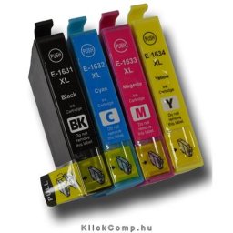 Epson T1634 Sárga utángyártott tintapatron Chipes 10ml PN: M-ET1634Y