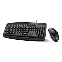 Genius (31330003404/31330200100) KM-200 Black HU billentyűzet + egér
