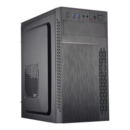 EUROCASE tok ML M6-505B, Midi Tower, 1xUSB-C, 2x USB 3.0, 2x audio, tápegység nélkül
