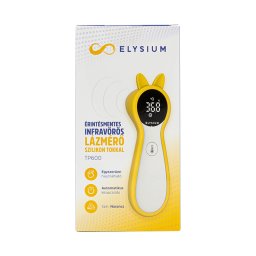 Elysium TP600 érintésmentes infravörös digitális lázmérő narancssárga szilikon tokkal 1x