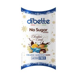 Dibette NAS étcsokoládés szaloncukor narancsos marcipán ízű 220g