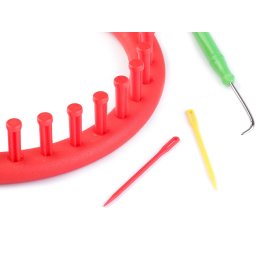 Műanyag kötőkeret sál, sapka kötésre Ø19 cm