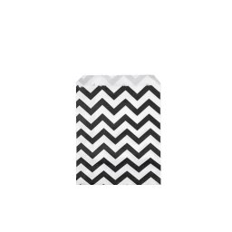 Papír zacskó chevron, pöttyök 10x14 cm
