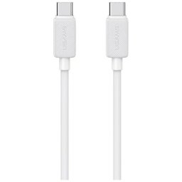 Kábel USAMS KY sorozat US-SJ691 60W USB-C USB-C-re 1m fehér