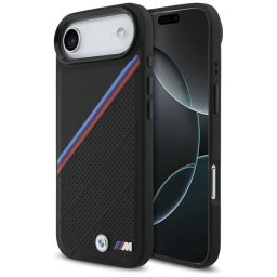 BMW M trikolor fém logó MagSafe tok iPhone Airhez Fekete