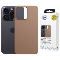 3MK Hardy MagSilicone Case for Apple iPhone 15 Pro Max Sötétarany