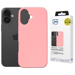 3MK Hardy MagSilicone tok Apple iPhone 16 Plus rózsaszínű készülékhez