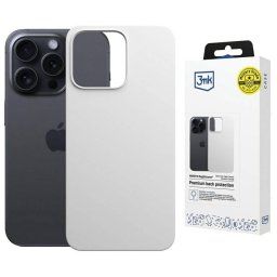 3MK Hardy MagSilicone tok Apple iPhone 16 Pro fehér színű készülékhez