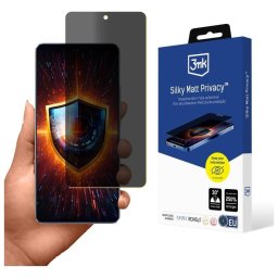 3MK Selymes matt adatvédelmi fólia a Realme GT 7 készülékhez