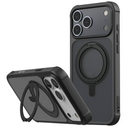Araree Duple M Stand MagSafe tok iPhone 17 Pro Max-hoz fekete