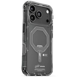 Skinarma Saido tok iPhone 17 Pro mágneses töltés grafit