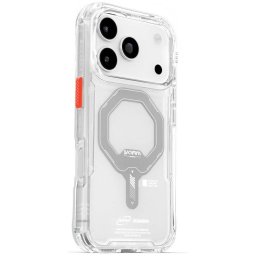 Skinarma Saido tok iPhone 17 Pro mágneses töltés átlátszó