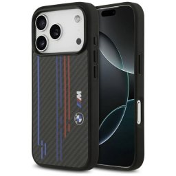 BMW M Kevlar Lines & Logo MagSafe tok BMW M Kevlar Lines & Logo MagSafe iPhone 17 Pro-hoz fekete